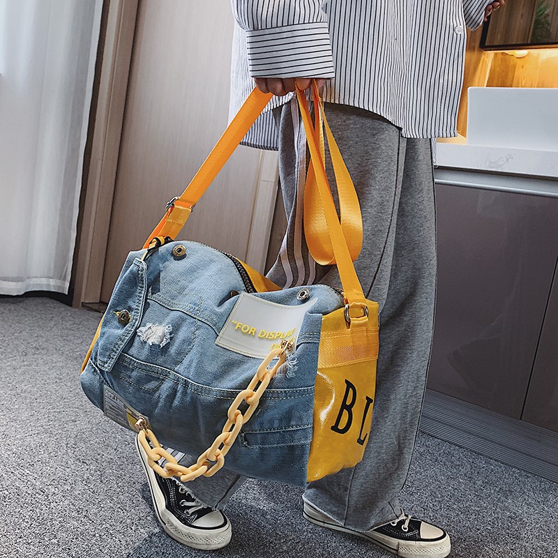 Luxury Bags Denim - Mode Denim Vrouwen Schoudertassen Grote Capaciteit