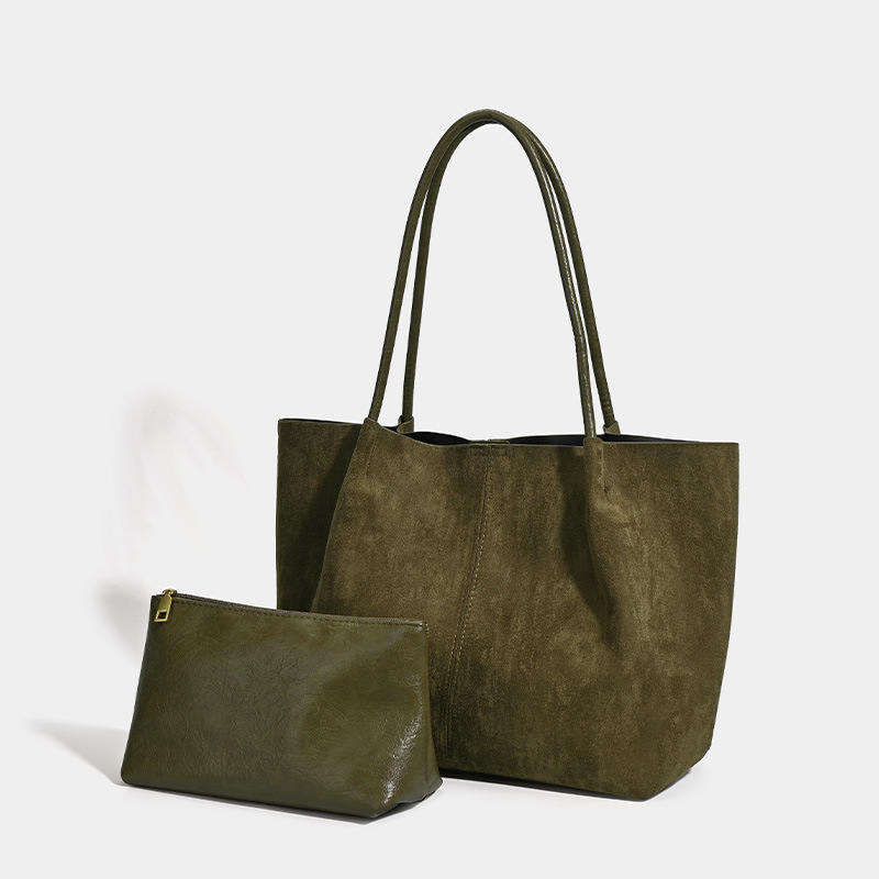 Xl Luxury Bags - Dames Nieuwe Retro Suède Frosted Tas