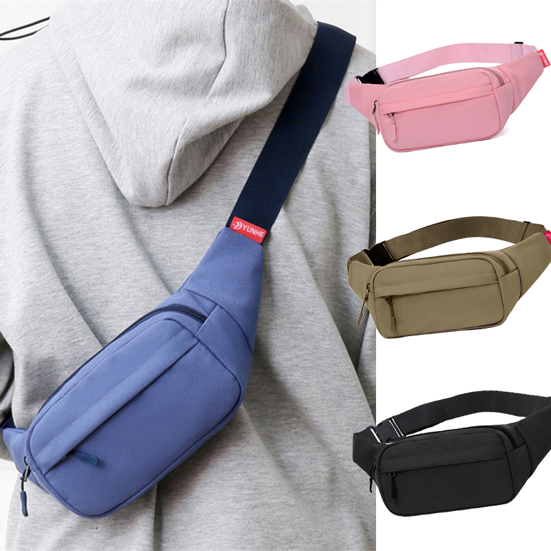 Shoulder Bag Slouchy - Heren Dames Heuptas Portemonnee Casual Grote