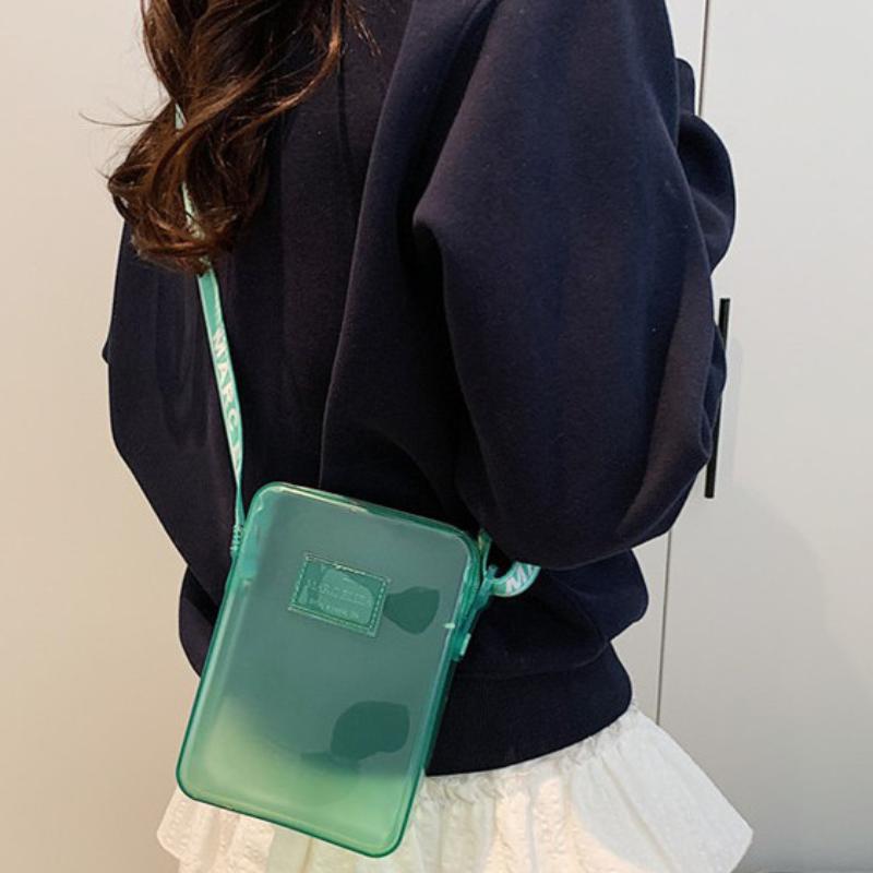 Shoulder Bag Slouchy - NewFashionable PVC Messenger Bag Transparante schoudertas