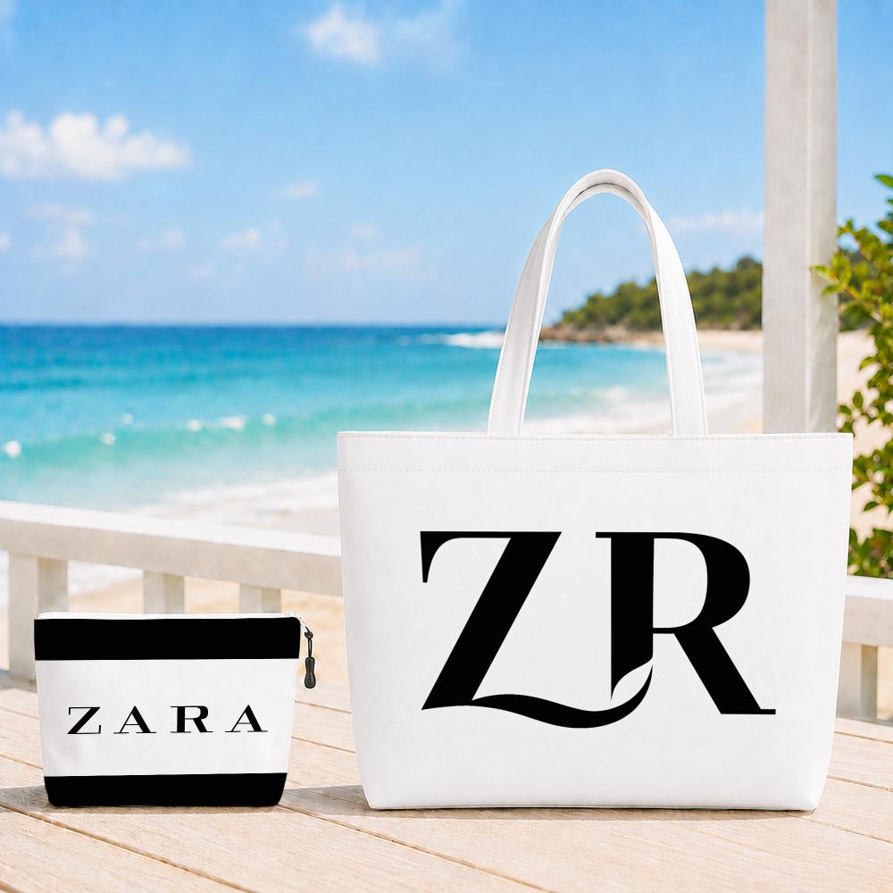 Luxury Bags Zara - Luxe Z-ZAraS opbergzakken 2-delige canvas draagtas