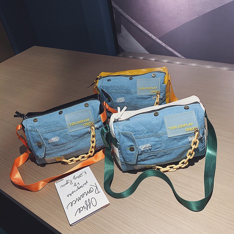 Mode Denim Vrouwen Schoudertas - Luxury Bags Denim recensie en prijs