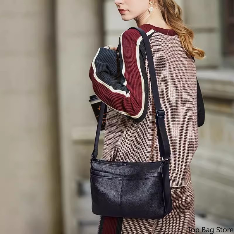 Echte leren hobo tas voor dame - Quiet Luxury Bags Crossbody recensie en prijs