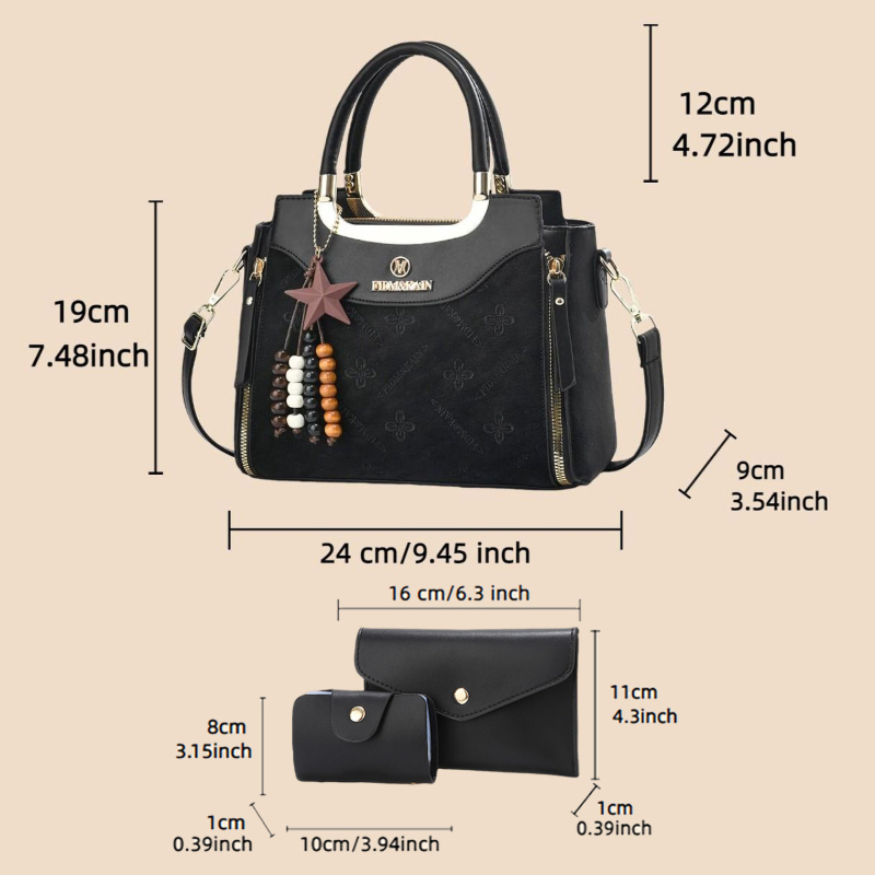 Stijlvolle dameshandtas, effen - Luxury Bags For Women recensie en prijs