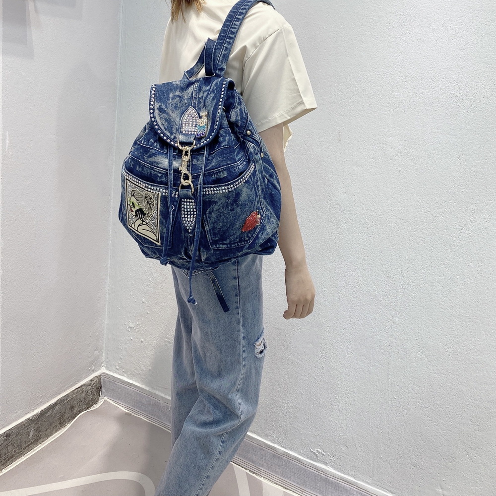 iPinee Luxe Denim Vrouwen Rugz - Luxury Bags Denim recensie en prijs