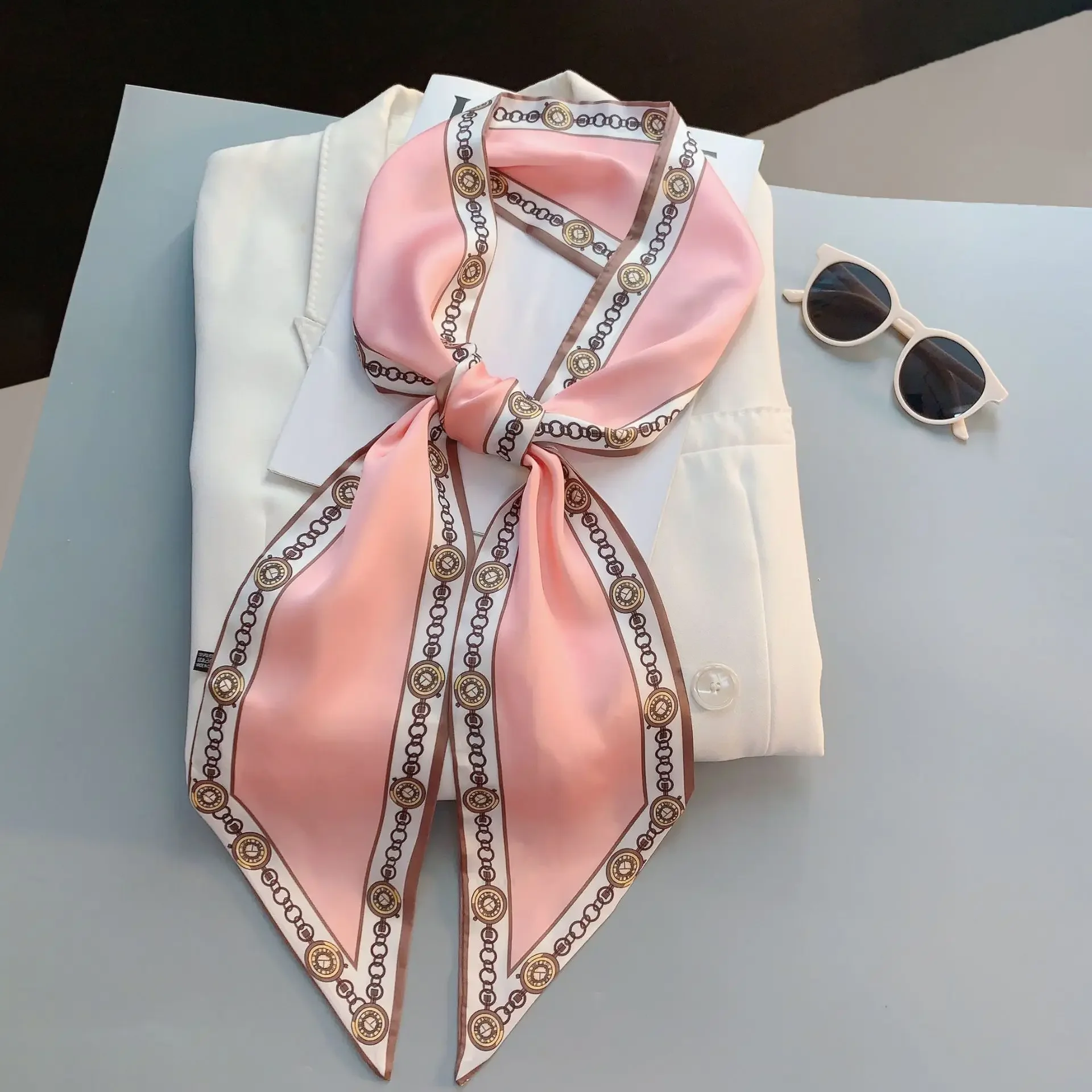 Design Print Skinny Sjaal Plai - Luxury Bags Women Brands recensie en prijs