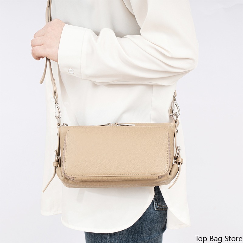 Echte leren hobo tas voor dame - Quiet Luxury Bags Crossbody recensie en prijs
