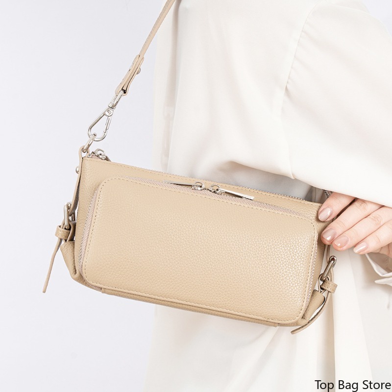 Echte leren hobo tas voor dame - Quiet Luxury Bags Crossbody recensie en prijs