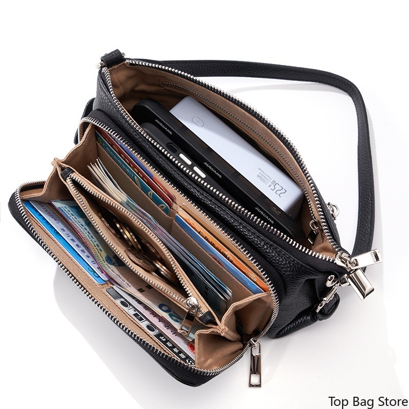 Echte leren hobo tas voor dame - Quiet Luxury Bags Crossbody recensie en prijs