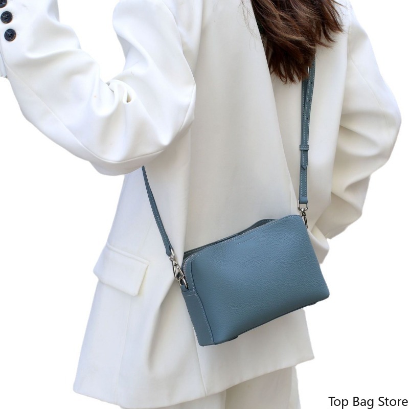 Echte leren vierkante crossbod - Quiet Luxury Bags Crossbody recensie en prijs