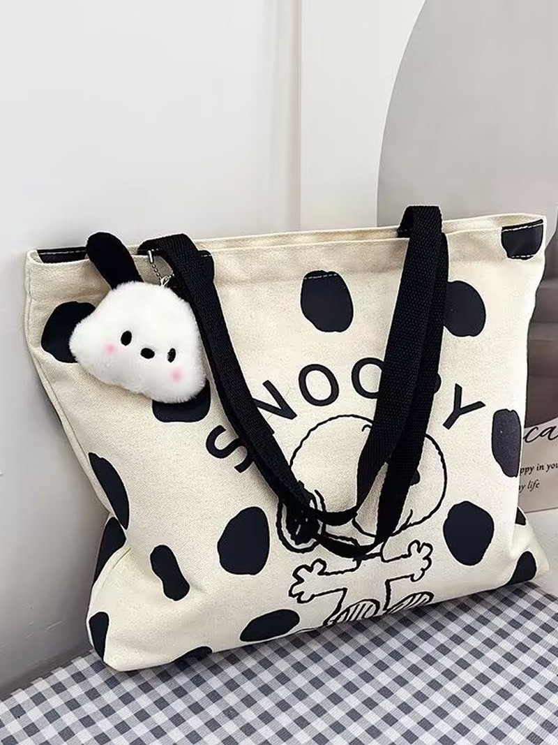 Cartoon Snoopy canvas schouder - Shoulder Bag Slouchy recensie en prijs