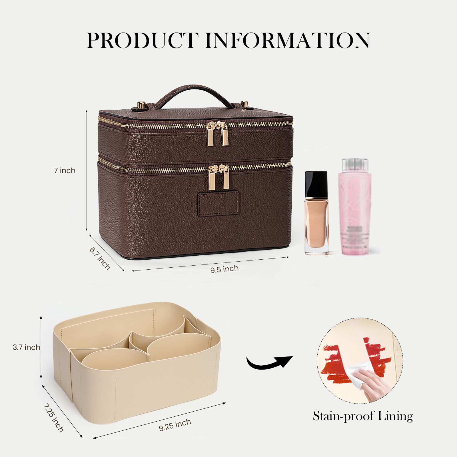 Grote capaciteit dubbele laag  - Xl Luxury Bags recensie en prijs