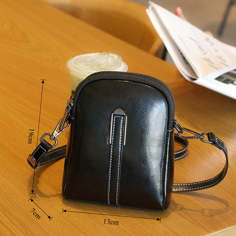 Echte leren schoudertas voor d - Quiet Luxury Bags Crossbody recensie en prijs