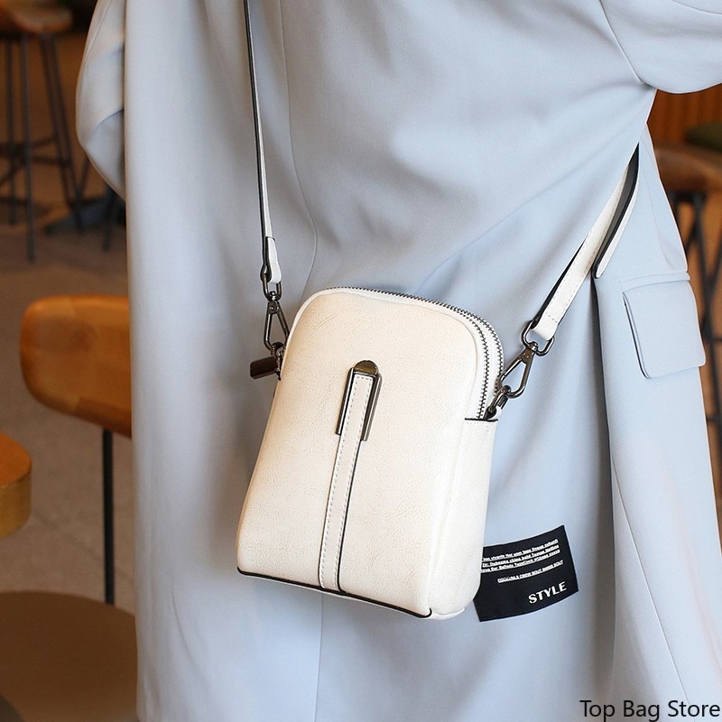Echte leren schoudertas voor d - Quiet Luxury Bags Crossbody recensie en prijs
