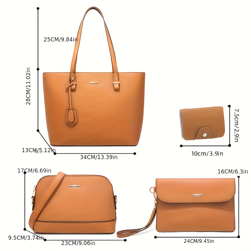 4 stuks mode damestassensets e - Shoulder Bag Slouchy recensie en prijs